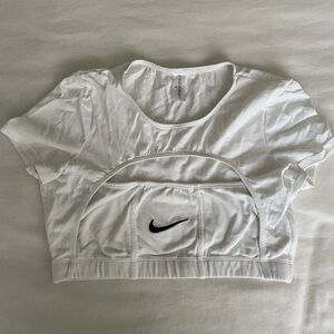 Frankie Collective Nike Vintage Rework Cut Out Crop Tee
